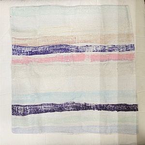 Sugarboo & Co striped linen pillow case.